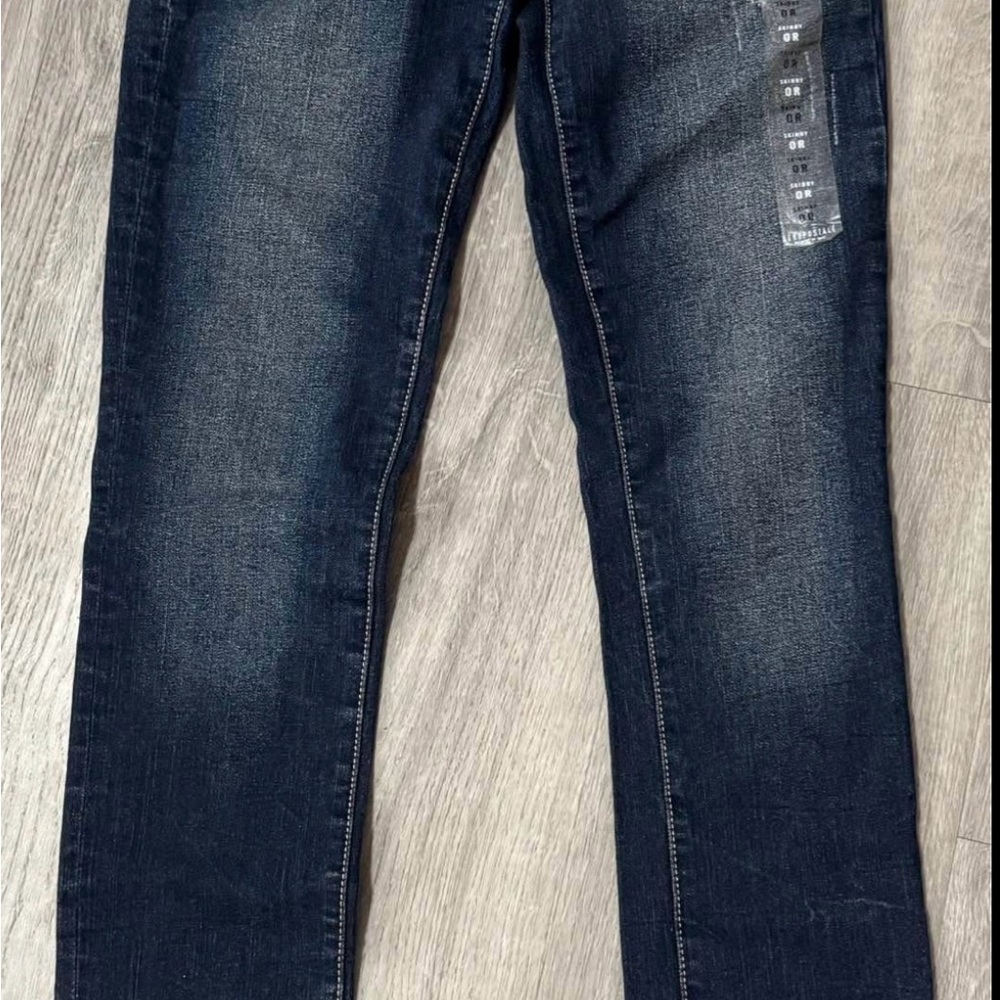 Aeropostale Women's Skinny Jeans - Dark Blue